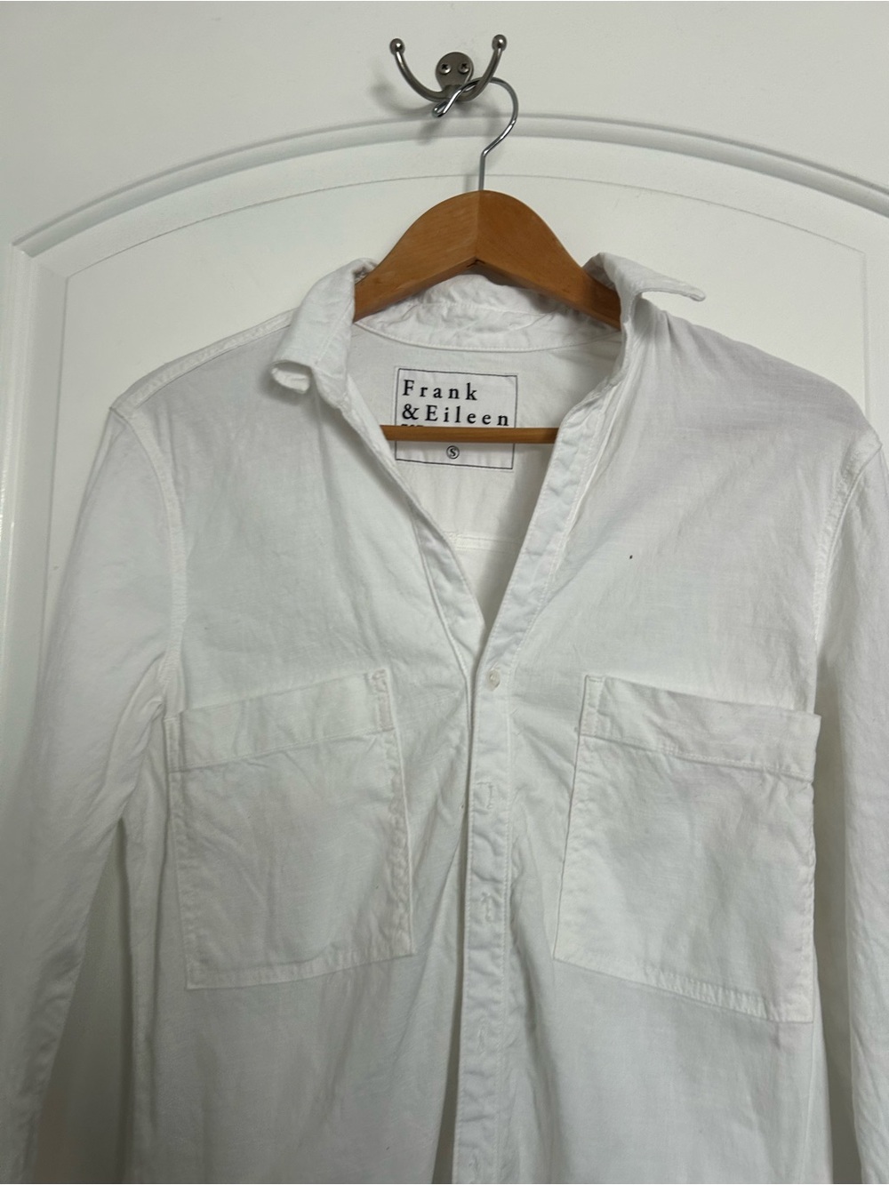 Frank & Eileen Italian Performance Linen Dress size Size S Chic Preppy Coastal - Picture 10 of 16